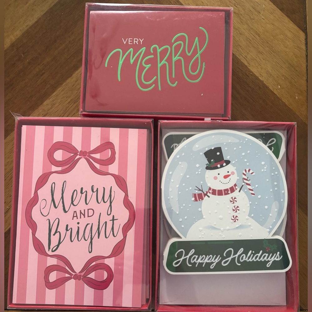 Christmas card bundle 30 cards 30 envelopes Xmas holiday NEW NWT
